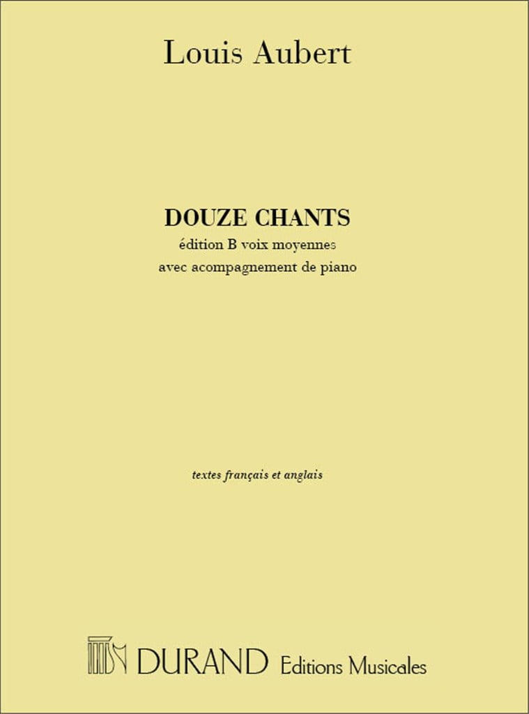 12 Chants Ed. B Vx Moy